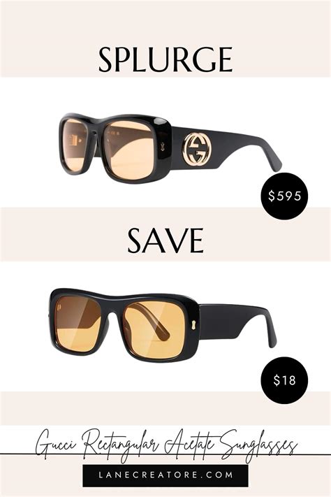 dupe gucci sunglasses|Gucci look alike sunglasses.